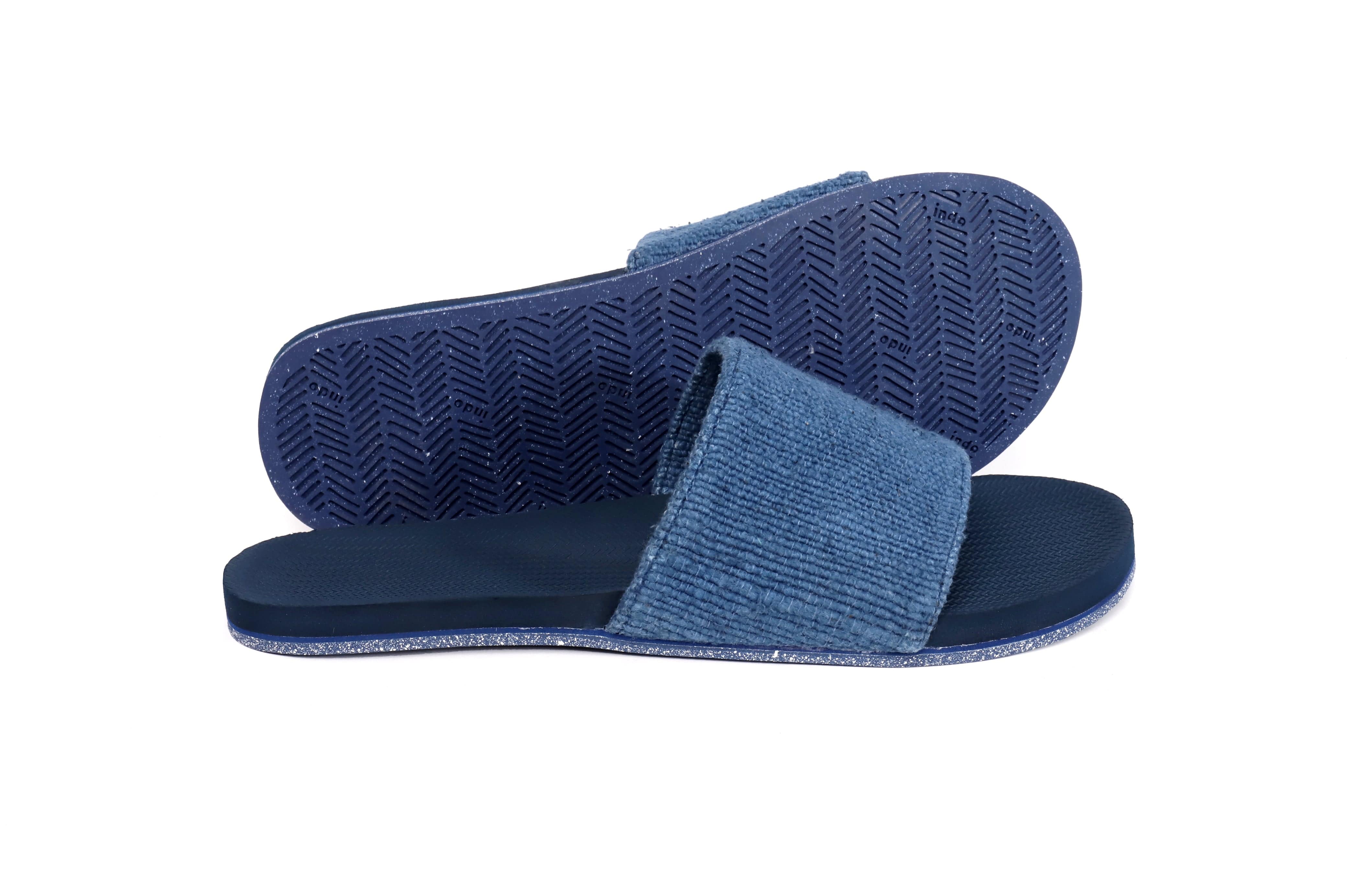 Men’s Slide Recycled Pable Straps - Indigo/Shore