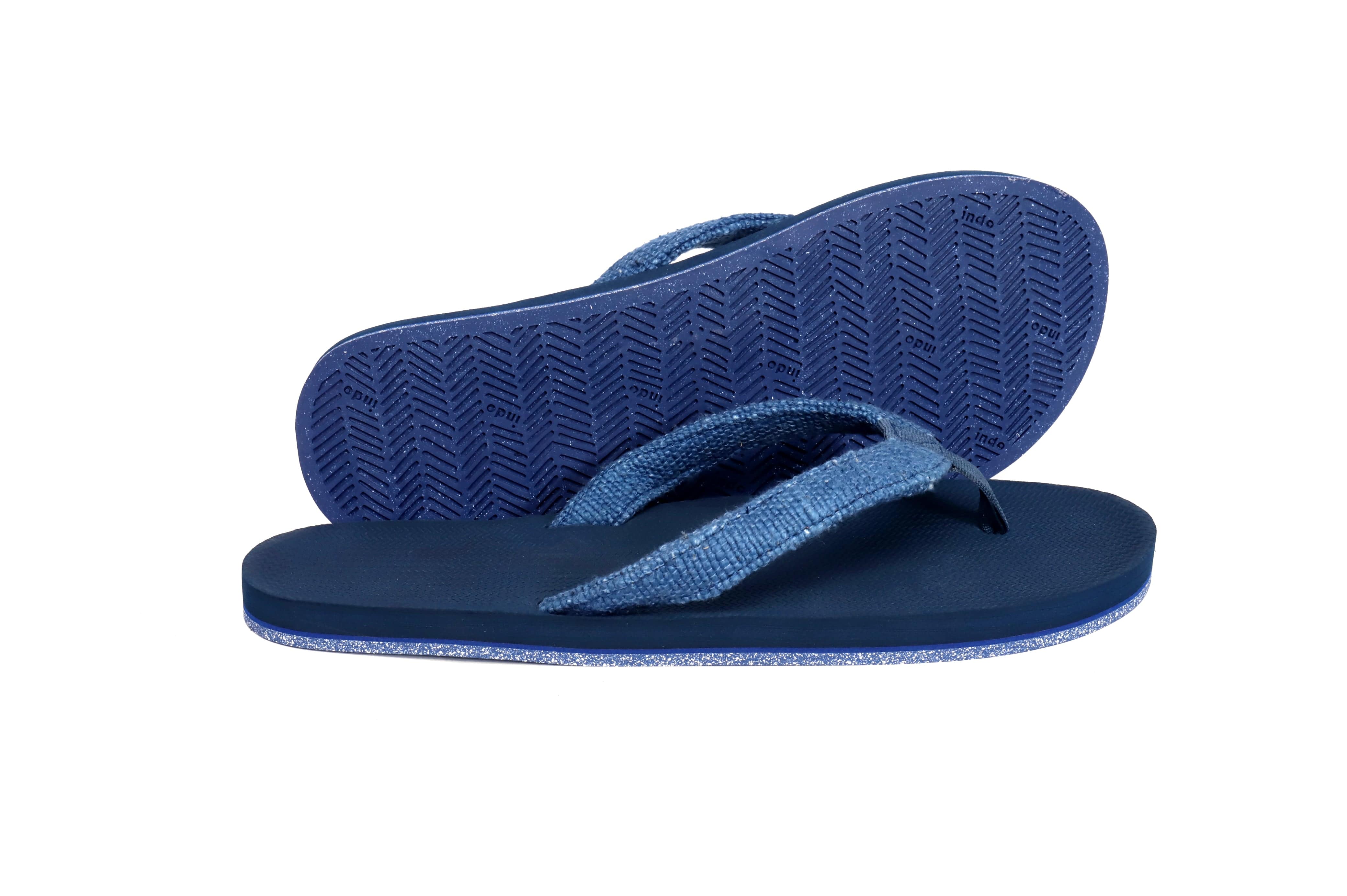 Men’s Flip Flops Recycled Pable Straps - Shore/Indigo