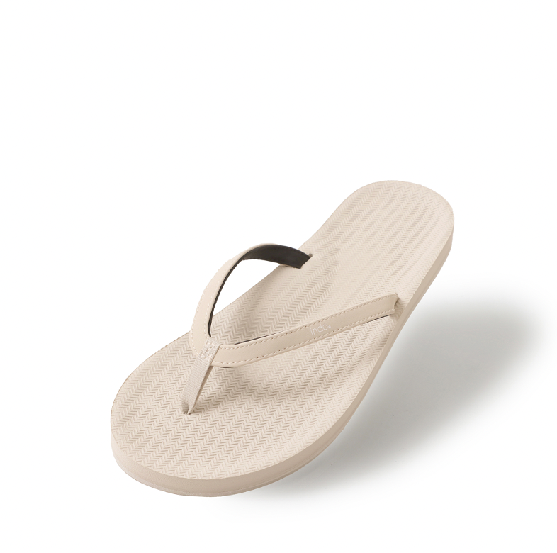 Women’s Flip Flops Sneaker Sole - Sea Salt/Sea Salt Sole