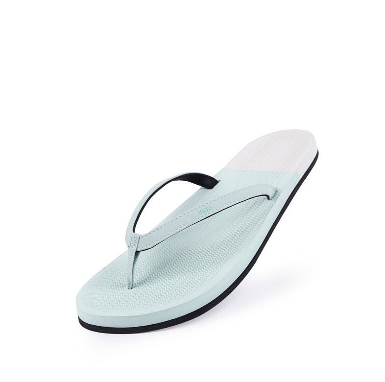 Women’s Flip Flops Color Block - Leaf Light/Sea Saltt