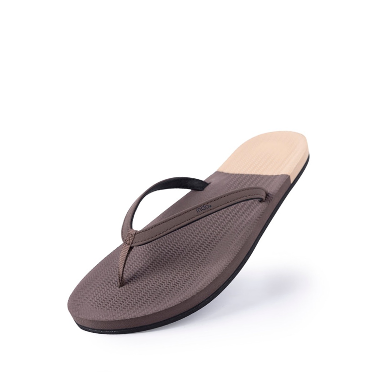 Women’s Flip Flops Color Block - Soil/Soil Light