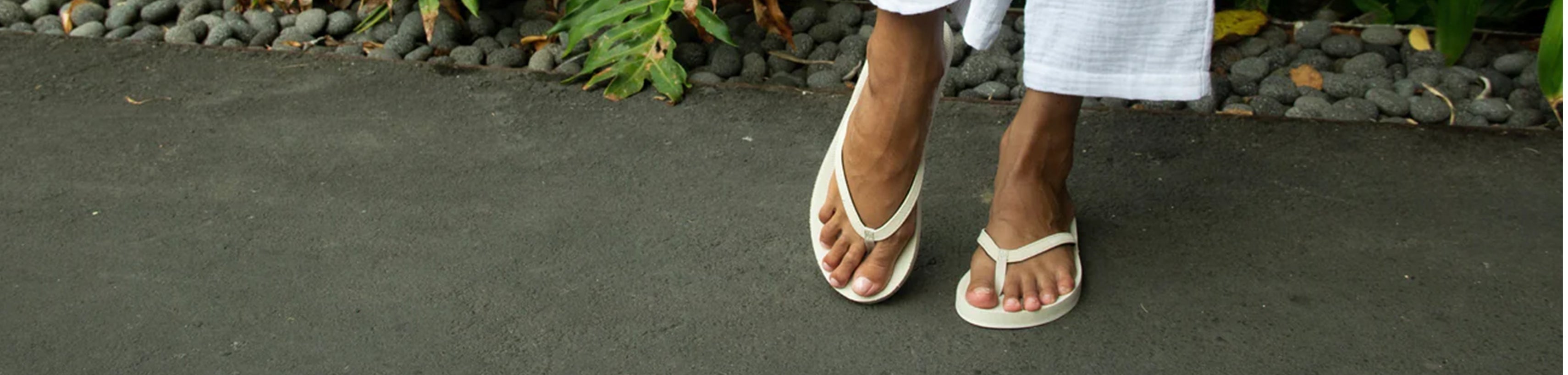 Women's Sneaker Sole Flip Flops