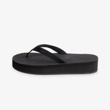 Women's Easy Living Platform Flip Flops Black