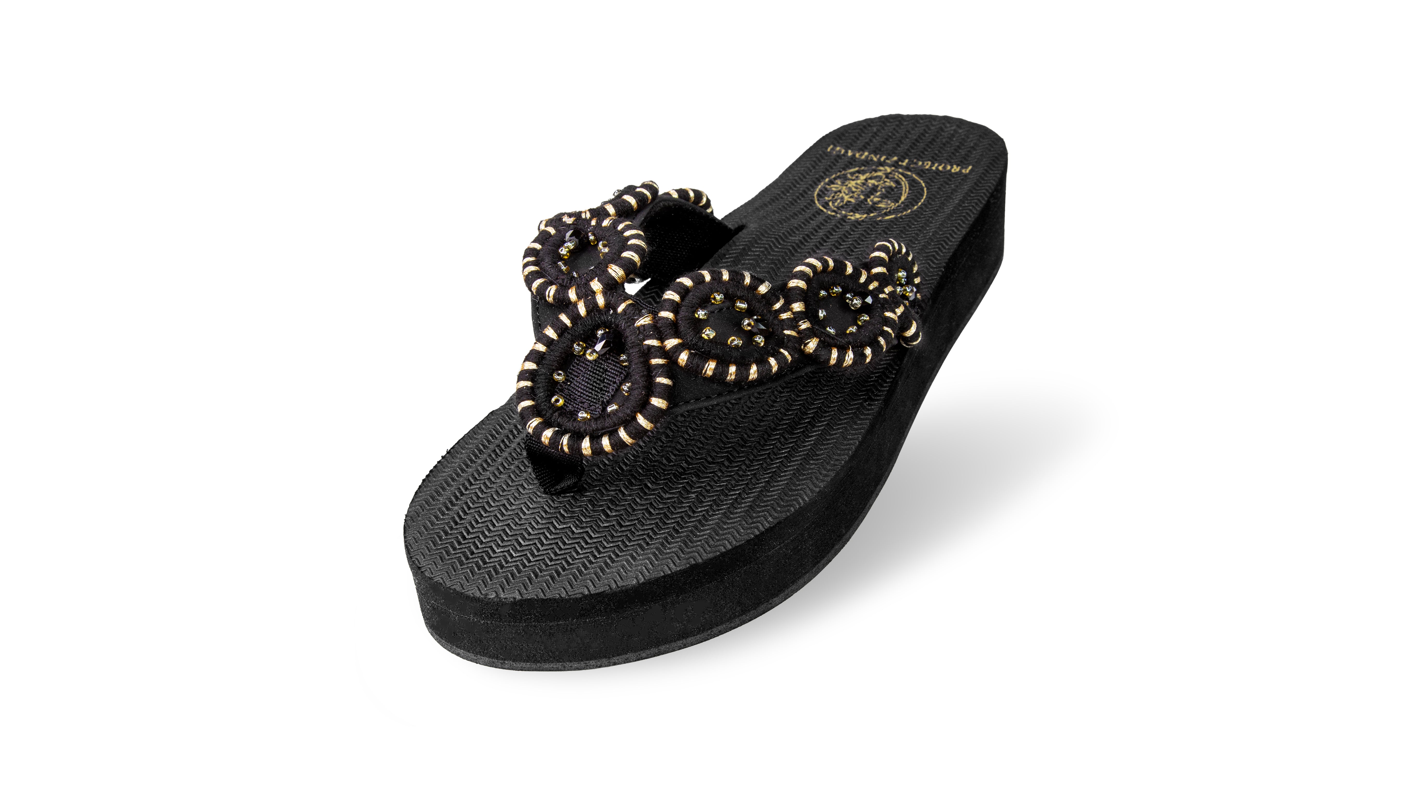 ZINDAGI - Flip Flop - Black - Circles