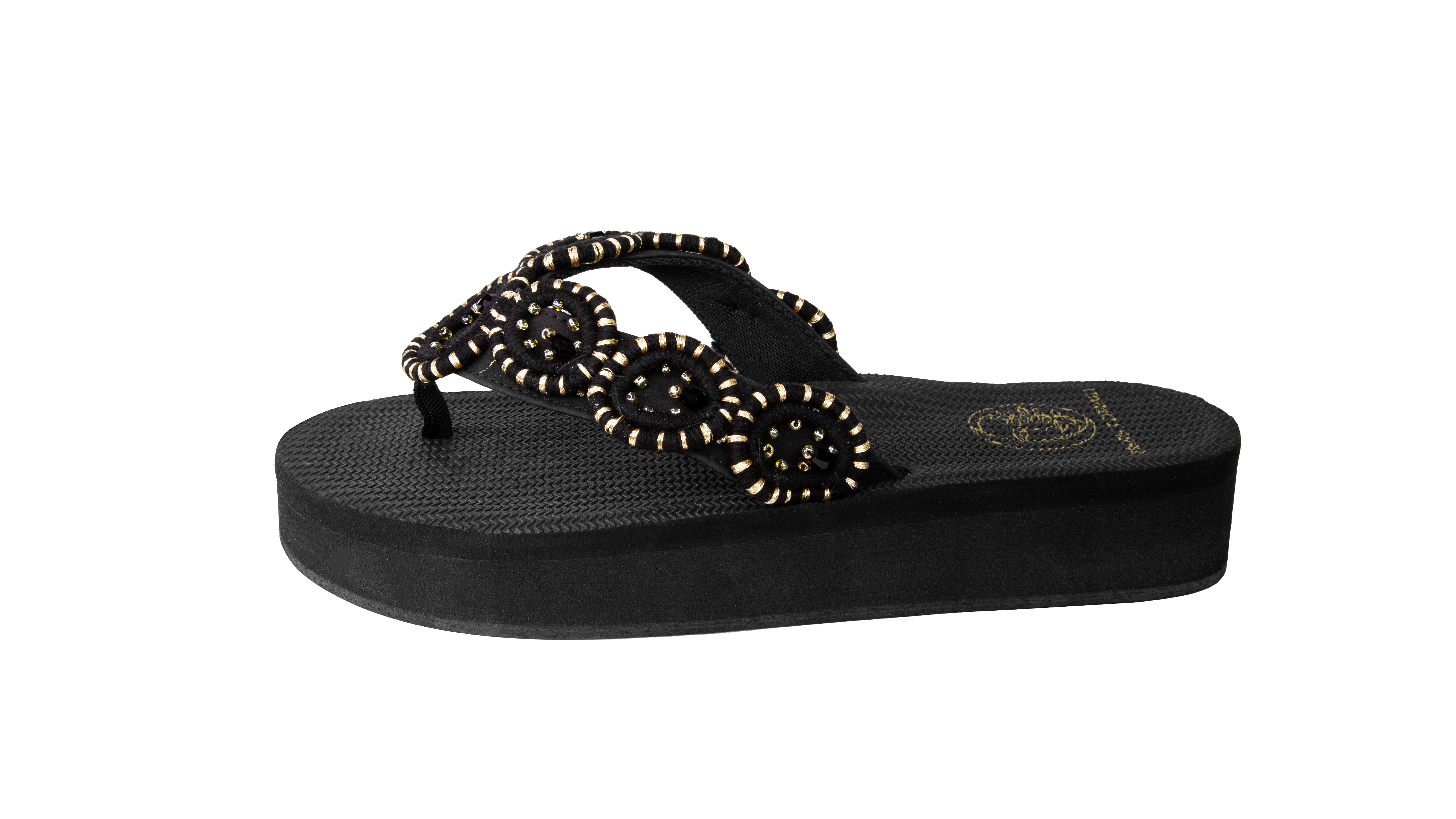 ZINDAGI - Flip Flop - Black - Circles