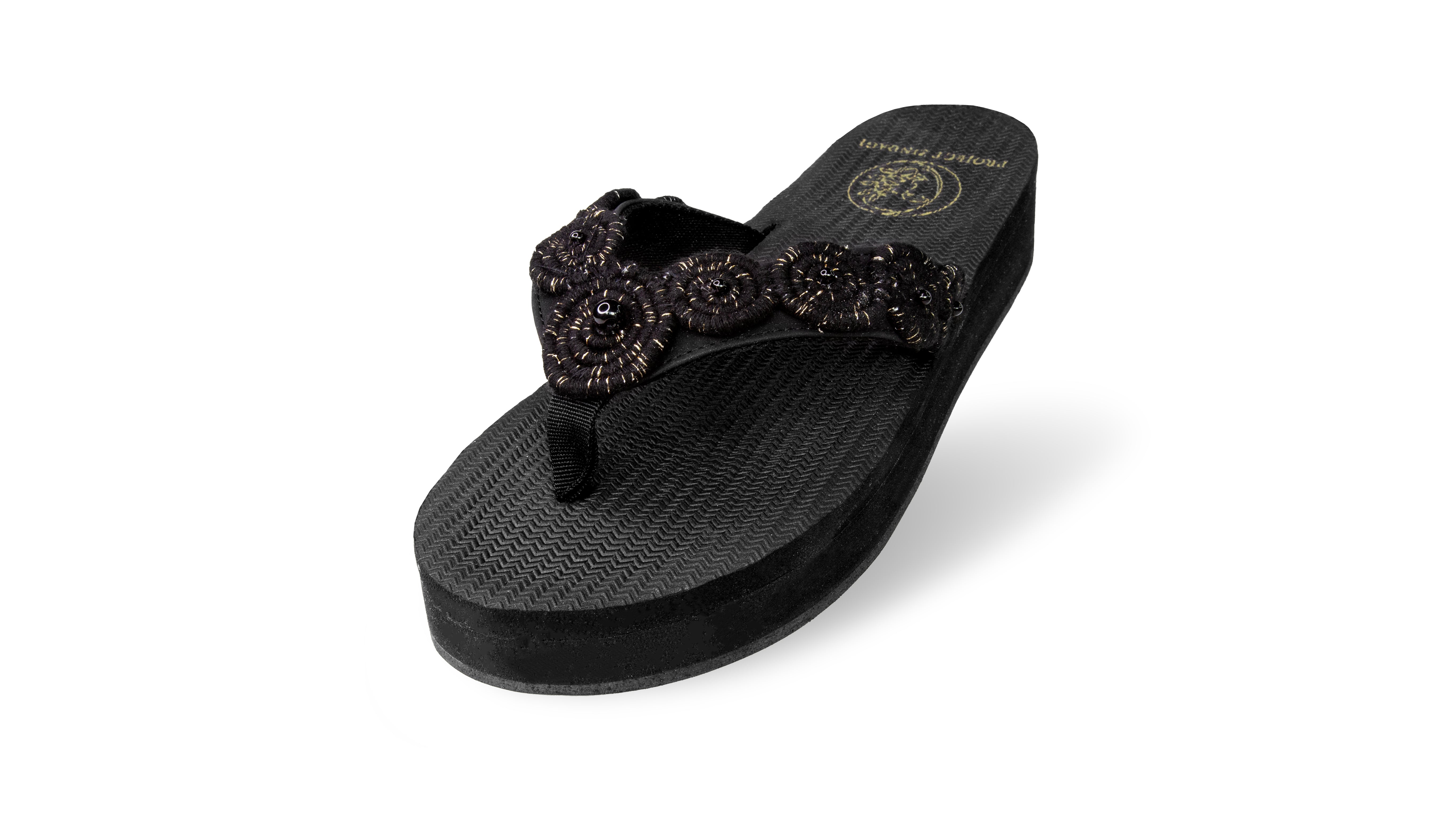 ZINDAGI - Flip Flop - Black - Spirals