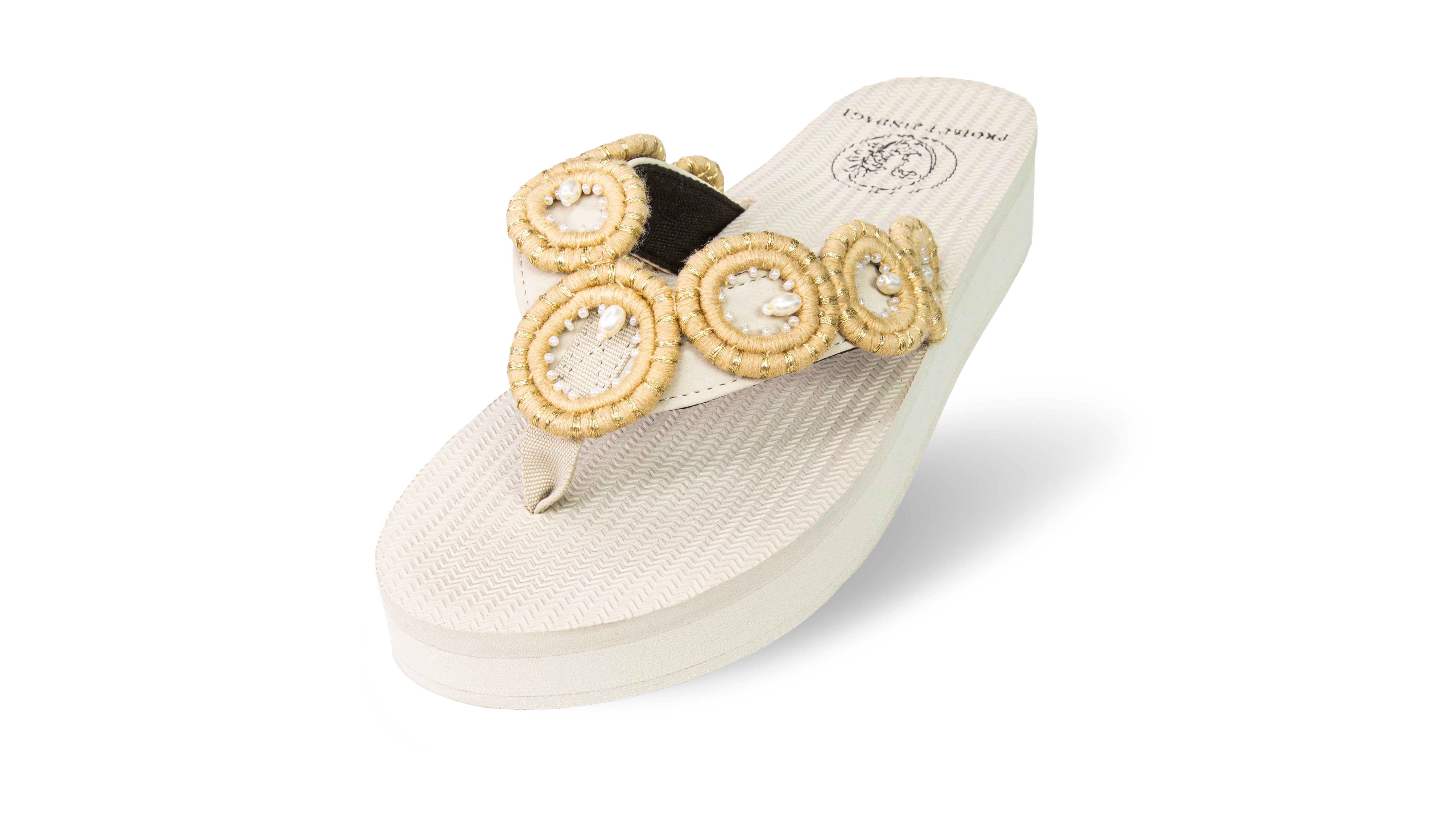 ZINDAGI - Flip Flop - Sea Salt - Circles