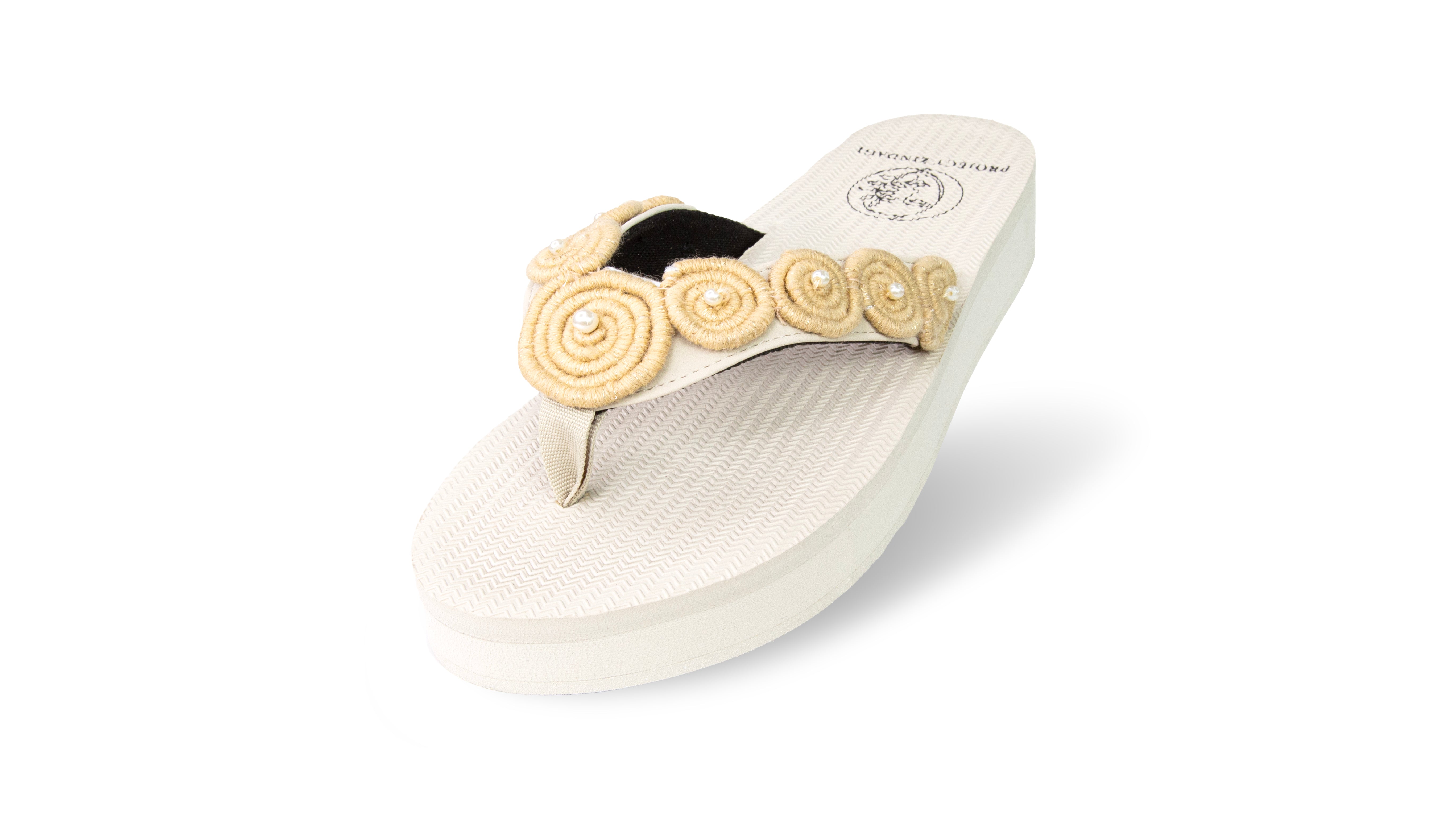 ZINDAGI - Flip Flop - Sea Salt - Spirals