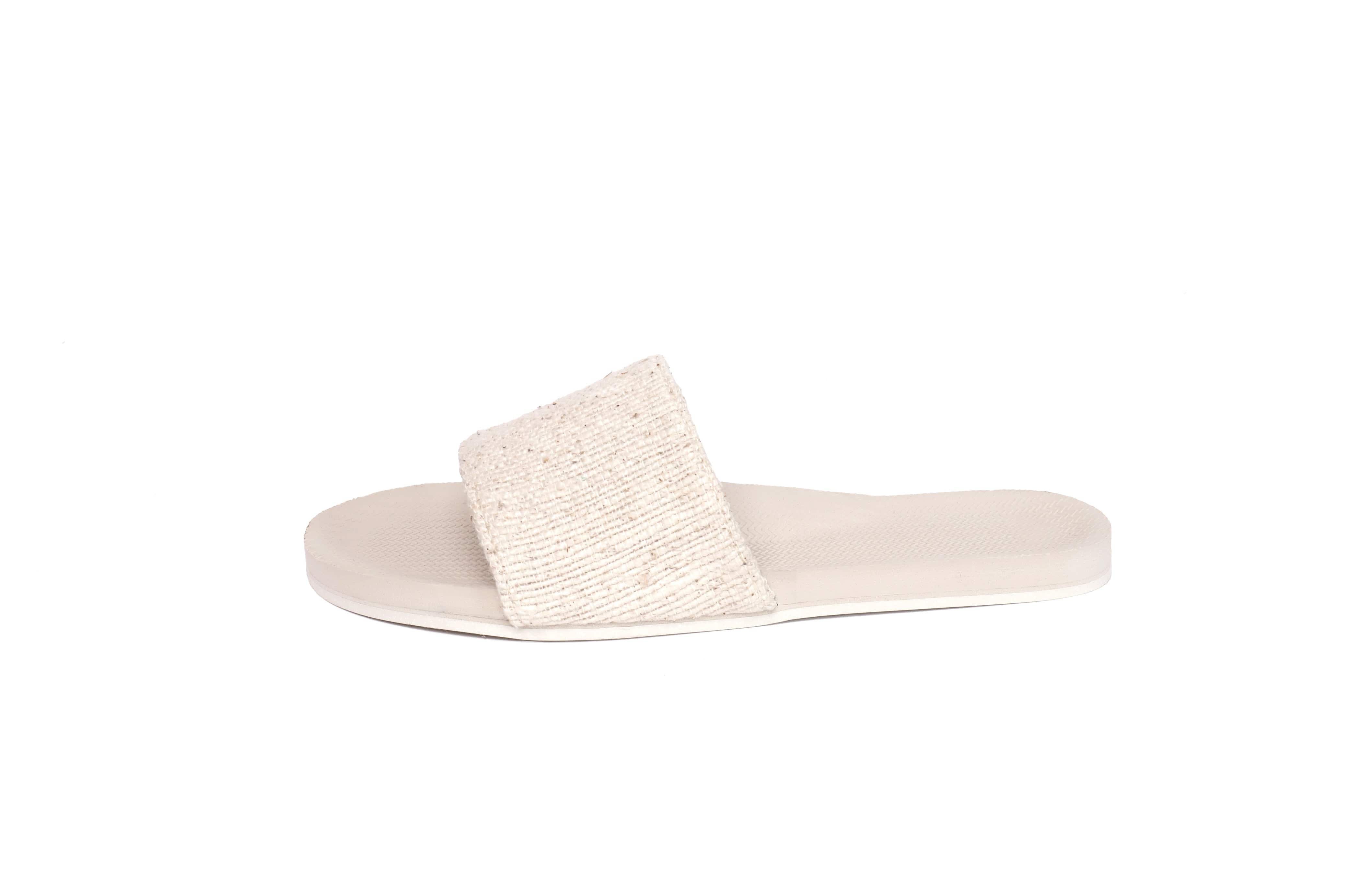 Women's Slide Recycled Pable Straps - Natural/Sea Salt