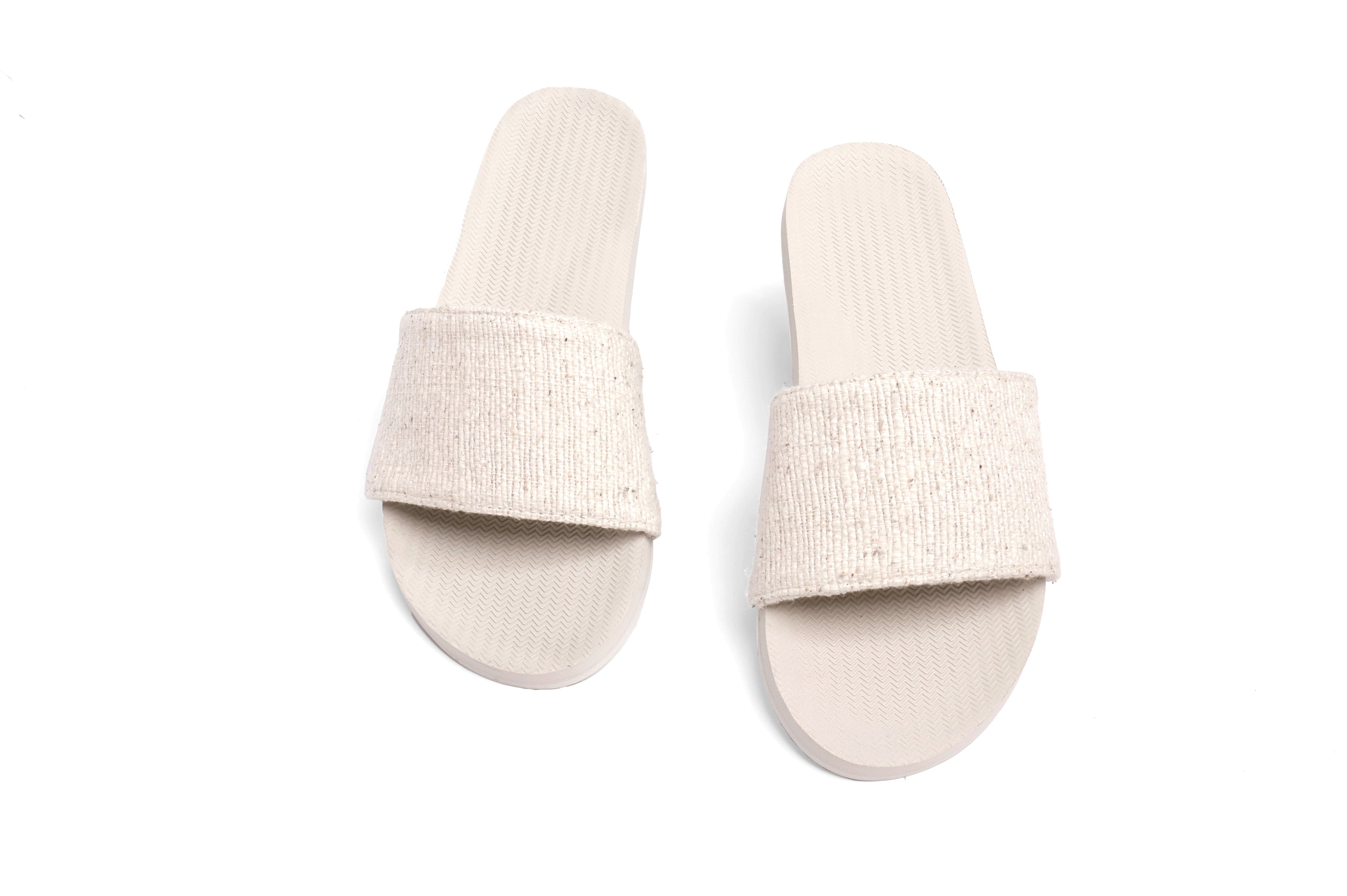 Men’s Slide Recycled Pable Straps - Natural/Sea Salt