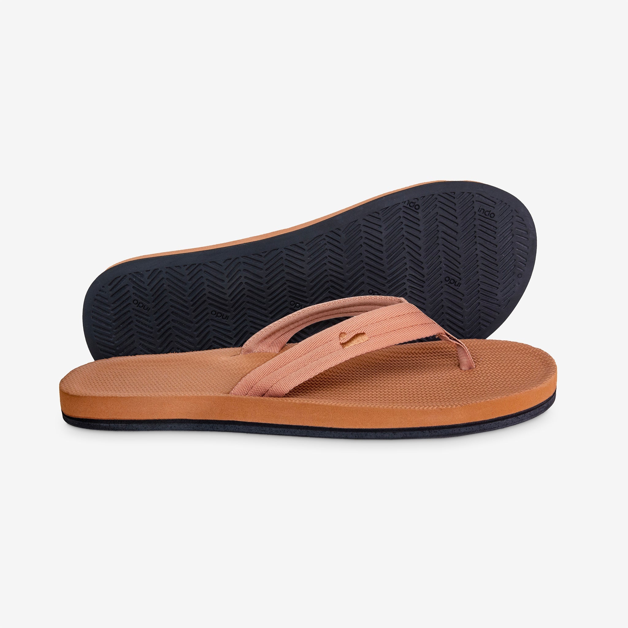 Men's Easy Living Flip Flops Rust – Indosole JAPAN