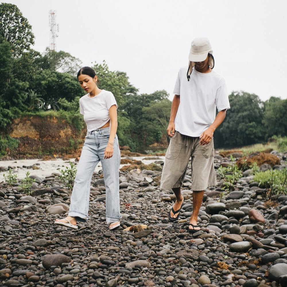 Men's Riversole Flip Flops Black