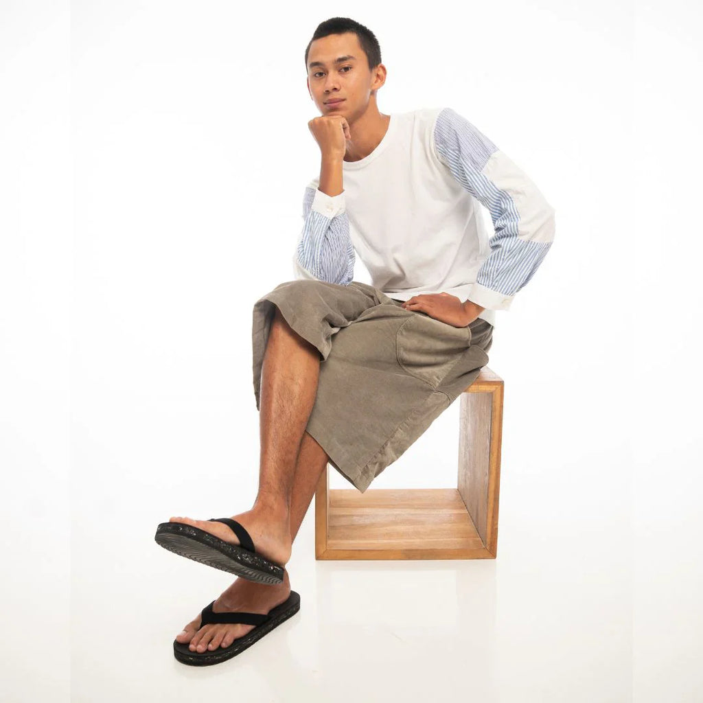 Men's Riversole Flip Flops Black