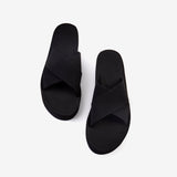 Women's Platform Cross Black